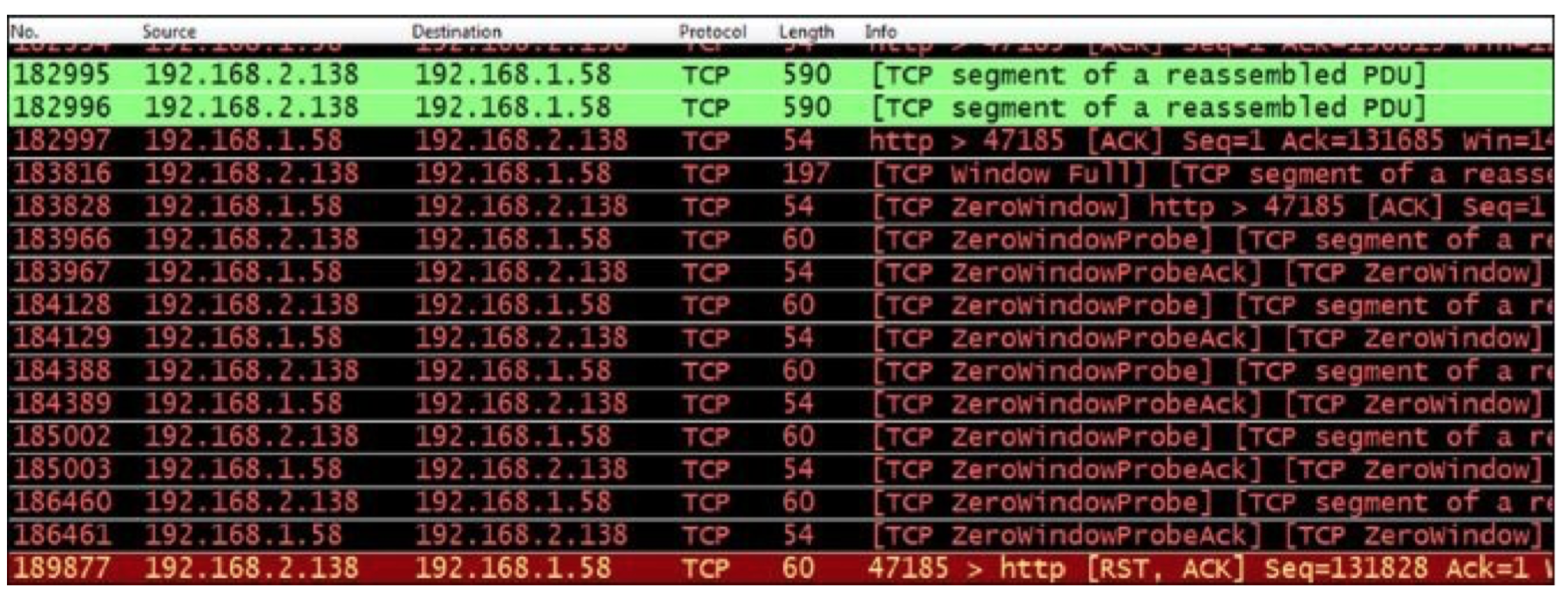 Wireshark抓包实例分析TCP重传（二）